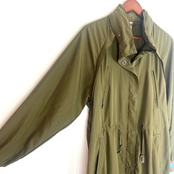 Free People Windswept Hooded Jacket Green Size Small - Picture 9 of 13